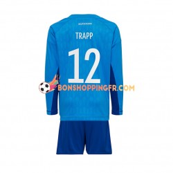Maillot Domicile Allemagne Gardien TRAPP 12 Coupe du Monde 2022 Manches Longues Jeune Enfant(+shorts)