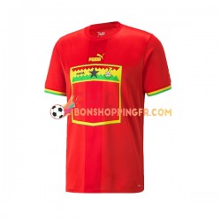 Maillot Extérieur Ghana Coupe du Monde 2022 Manches Courtes Homme