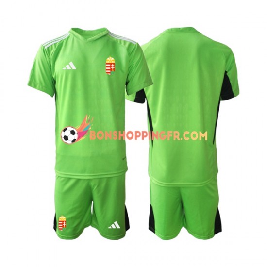 Maillot Domicile Hongrie Gardien 2022 Manches Courtes Jeune Enfant(+shorts)