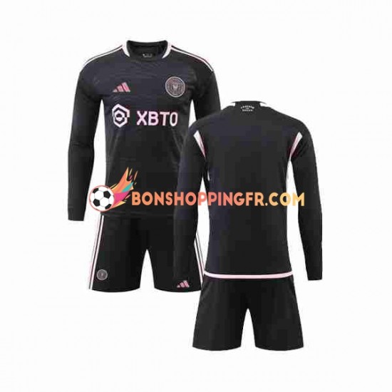 Maillot Extérieur InterMiami 2023-2024 Manches Longues Jeune Enfant(+shorts)