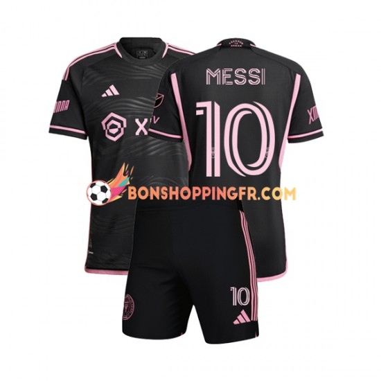 Maillot Extérieur InterMiami Lionel Messi 10 2023 Manches Courtes Jeune Enfant(+shorts)