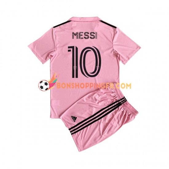 Maillot Domicile InterMiami Lionel Messi 10 2023 Manches Courtes Jeune Enfant(+shorts)