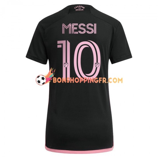 Maillot Extérieur InterMiami Lionel Messi 10 2023 Manches Courtes Femme