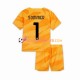 Maillot Domicile Inter Milan Gardien Sommer 1 2023-2024 Manches Courtes Jeune Enfant(+shorts)