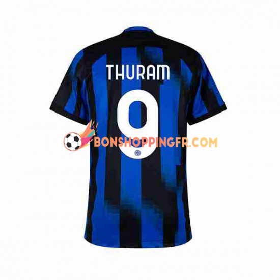 Maillot Domicile Inter Milan Marcus Thuram 9 2023-2024 Manches Courtes Homme