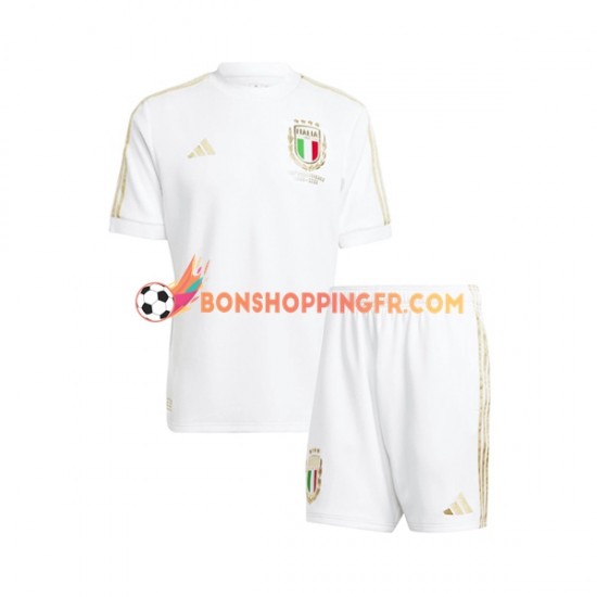 Maillot Domicile Italie 2023 Anniversary Manches Courtes Jeune Enfant(+shorts)