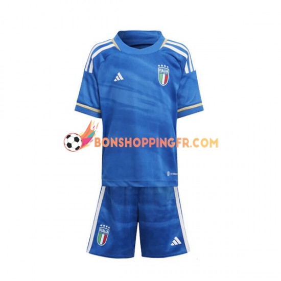 Maillot Domicile Italie 2023 Manches Courtes Jeune Enfant(+shorts)