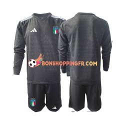 Maillot Extérieur Italie Gardien 2023 Manches Longues Jeune Enfant(+shorts)
