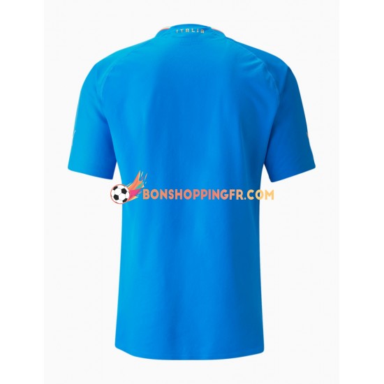 Maillot Domicile Italie 2022 Manches Courtes Homme