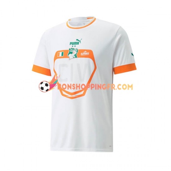 Maillot Extérieur Côte d'Ivoire 2022 Manches Courtes Homme