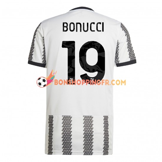 Maillot Domicile Juventus Bonucci 19 2022-2023 Manches Courtes Homme