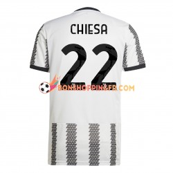 Maillot Domicile Juventus Chiesa 22 2022-2023 Manches Courtes Homme