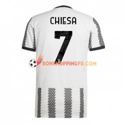 Maillot Domicile Juventus Chiesa 7 2022-2023 Manches Courtes Homme