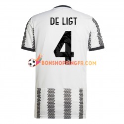 Maillot Domicile Juventus De Ligt 4 2022-2023 Manches Courtes Homme
