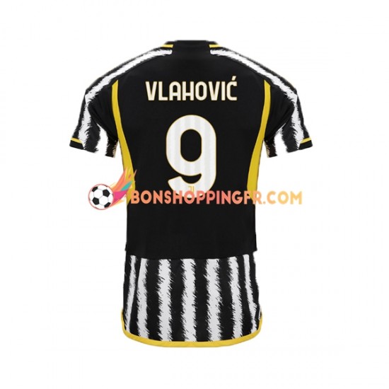 Maillot Domicile États-Unis Juventus Dn Vlahovic 9 2023-2024 Manches Courtes Homme