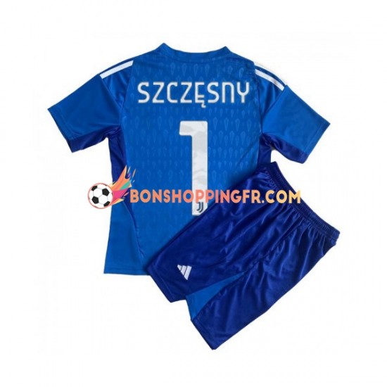 Maillot Domicile Juventus Gardien Wojciech Szczesny 1 2023-2024 Manches Courtes Jeune Enfant(+shorts)