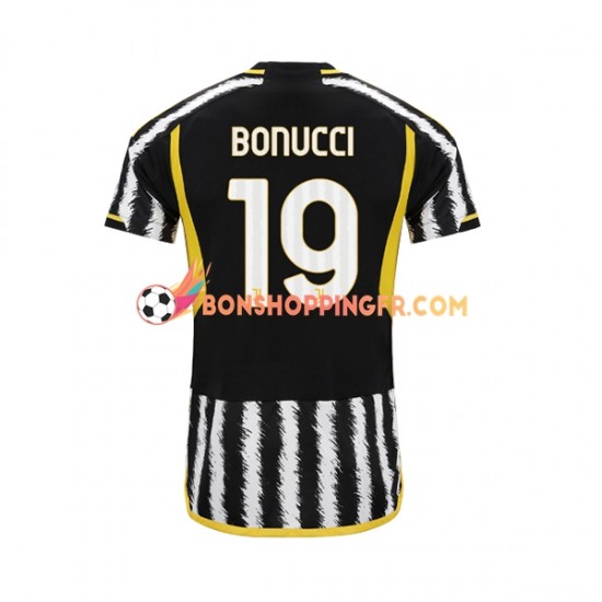 Maillot Domicile Juventus Leonardo Bonucci 19 2023-2024 Manches Courtes Homme