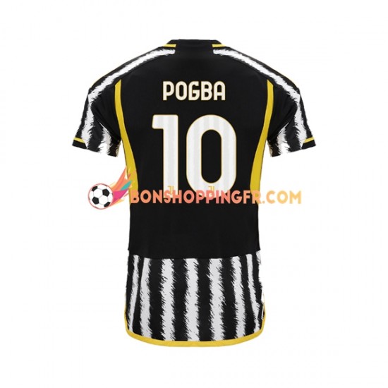 Maillot Domicile Juventus Paul Pogba 10 2023-2024 Manches Courtes Homme