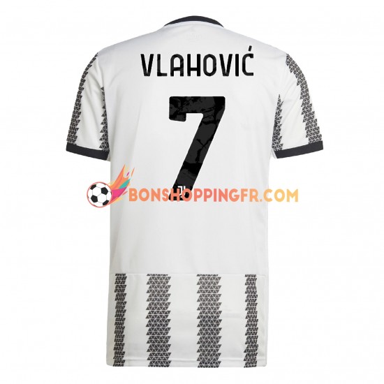 Maillot Domicile Juventus Vlahovic 7 2022-2023 Manches Courtes Homme