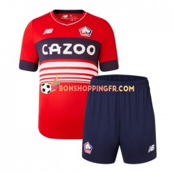 Maillot Domicile OSC Lille 2022-2023 Manches Courtes Jeune Enfant(+shorts)