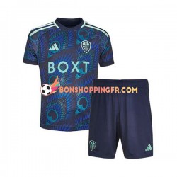 Maillot Extérieur Leeds United 2023-2024 Manches Courtes Jeune Enfant(+shorts)