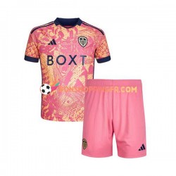 Maillot 3ème Leeds United 2023-2024 Manches Courtes Jeune Enfant(+shorts)