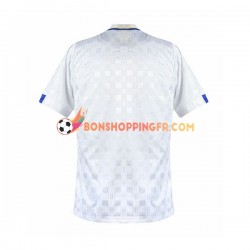 Maillot Rétro Domicile Leeds United 1989-1990 Manches Courtes Homme