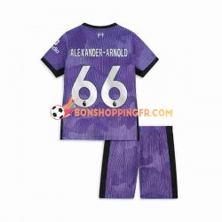 Maillot 3ème Liverpool Alexander-Arnold 66 2023-2024 Manches Courtes Jeune Enfant(+shorts)