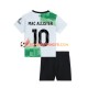 Maillot Extérieur Liverpool Alexis Mac Allister 10 2023-2024 Manches Courtes Jeune Enfant(+shorts)