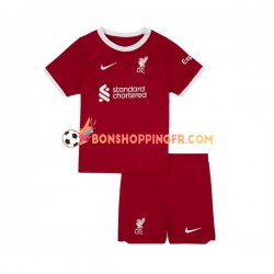 Maillot Domicile Liverpool 2023-2024 Manches Courtes Jeune Enfant(+shorts)