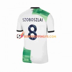 Maillot Extérieur Liverpool Dominik Szoboszlai 8 2023-2024 Manches Courtes Homme