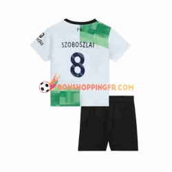 Maillot Extérieur Liverpool Dominik Szoboszlai 8 2023 Manches Courtes Jeune Enfant(+shorts)