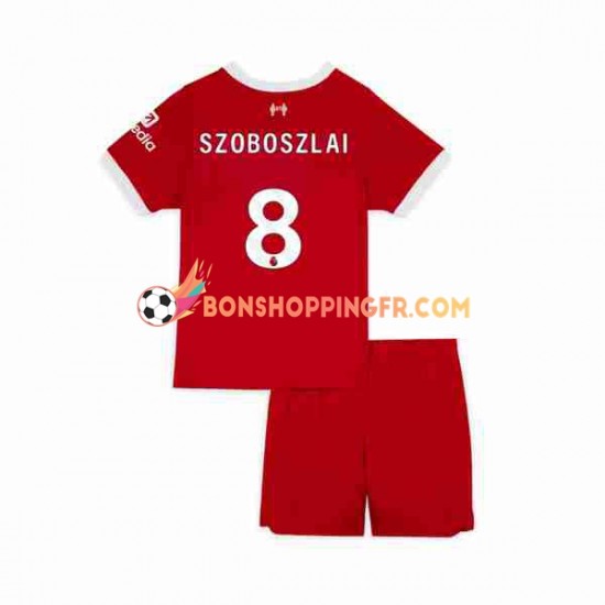 Maillot Domicile Liverpool Dominik Szoboszlai 8 2023 Manches Courtes Jeune Enfant(+shorts)