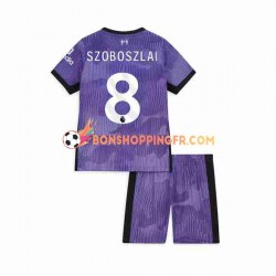 Maillot 3ème Liverpool Dominik Szoboszlai 8 2023 Manches Courtes Jeune Enfant(+shorts)