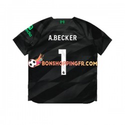 Maillot Extérieur Liverpool Gardien A.Becker 1 2023-2024 Manches Courtes Homme