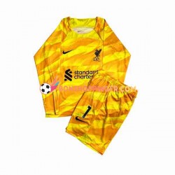 Maillot 3ème Liverpool Gardien A.Becker 1 2023-2024 Manches Longues Jeune Enfant(+shorts)