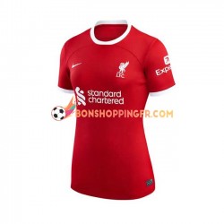 Maillot Domicile Liverpool 2023-2024 Manches Courtes Femme