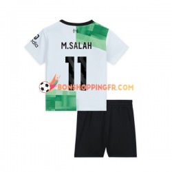Maillot Extérieur Liverpool M.Salah 11 2023-2024 Manches Courtes Jeune Enfant(+shorts)