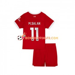 Maillot Domicile Liverpool M.Salah 11 2023-2024 Manches Courtes Jeune Enfant(+shorts)