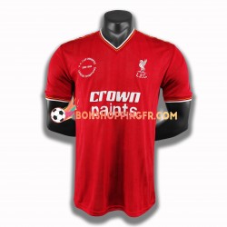 Maillot Rétro Domicile Liverpool 1985-1986 Manches Courtes Homme
