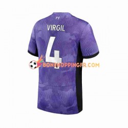Maillot 3ème Liverpool Virgil van Dijk 4 2023-2024 Manches Courtes Homme