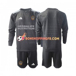 Maillot Domicile LA Galaxy Gardien 2023 Manches Longues Jeune Enfant(+shorts)