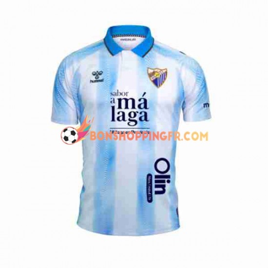 Maillot Domicile Málaga CF 2023-2024 Manches Courtes Homme