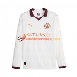 Maillot Extérieur Manchester City 2023-2024 Manches Longues Homme