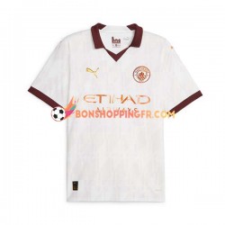 Maillot Extérieur Manchester City 2023-2024 Manches Courtes Homme