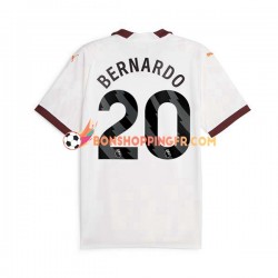Maillot Extérieur Manchester City Bernardo Silva 20 2023-2024 Manches Courtes Homme