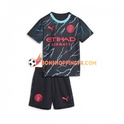 Maillot 3ème Manchester City 2023-2024 Manches Courtes Jeune Enfant(+shorts)
