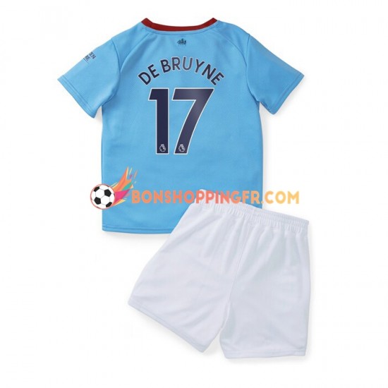 Maillot Domicile Manchester City De Bruyne 17 2022-2023 Manches Courtes Jeune Enfant(+shorts)