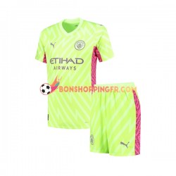 Maillot 3ème Manchester City Gardien 2023-2024 Manches Courtes Jeune Enfant(+shorts)
