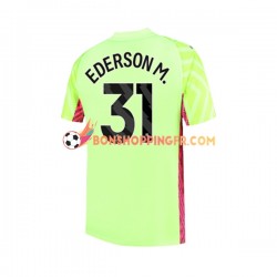 Maillot 3ème Manchester City Gardien Ederson Moraes 31 2023-2024 Manches Courtes Homme